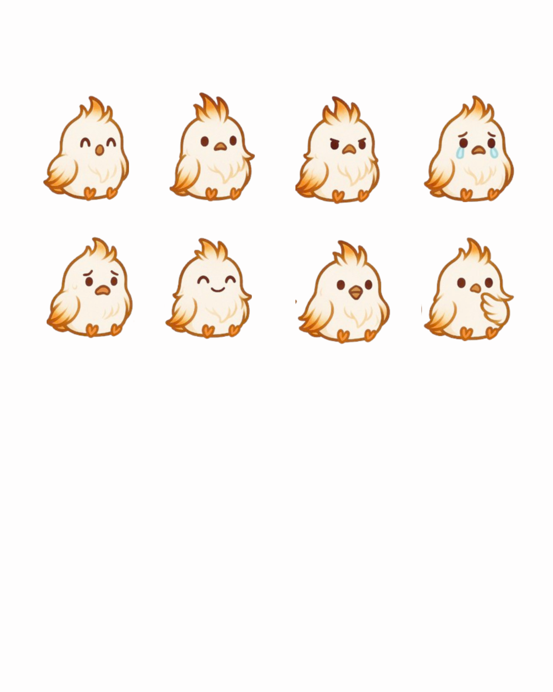 The many moods of Ark, the arkire mascot